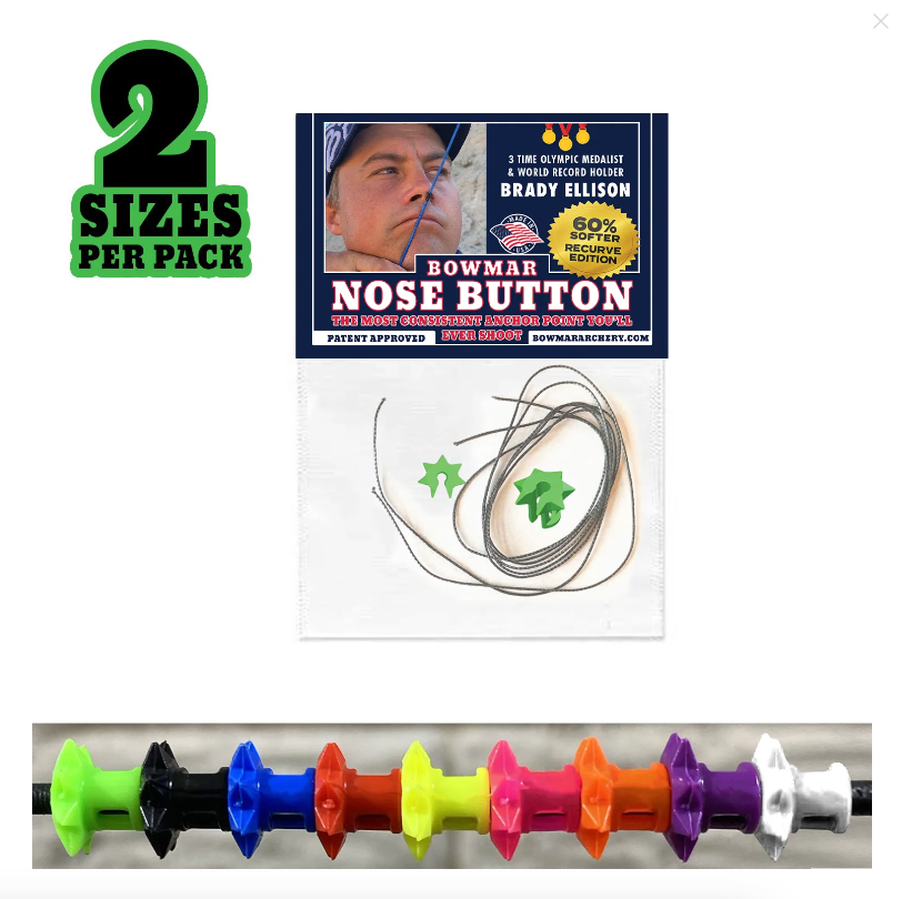 Bow Nose Buttons | Bowmar Archery